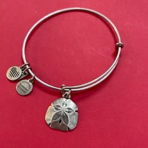 Alex and Ani Sand Dollar silver bracelet